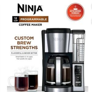 Ninja Programmable Coffee Maker - Black and Silver